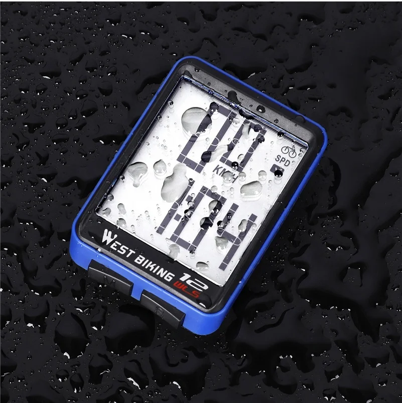 Amazon Hotsale 4 Color Large Screen Wireless Rainproof Backlight Speedometer Odometer Cycling Stopwatch Bike Bicycle Computer
