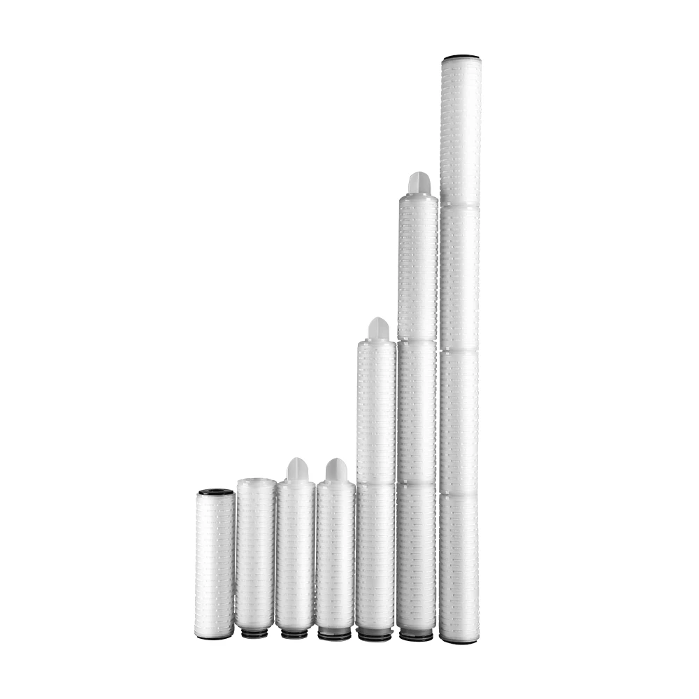 Фильтрационное оборудование 0,1 0,22 0,3 0,5 микрон фильтр-картридж 5 10 20 30 40 дюймов полимерный плиссированный Фильтр-Картридж