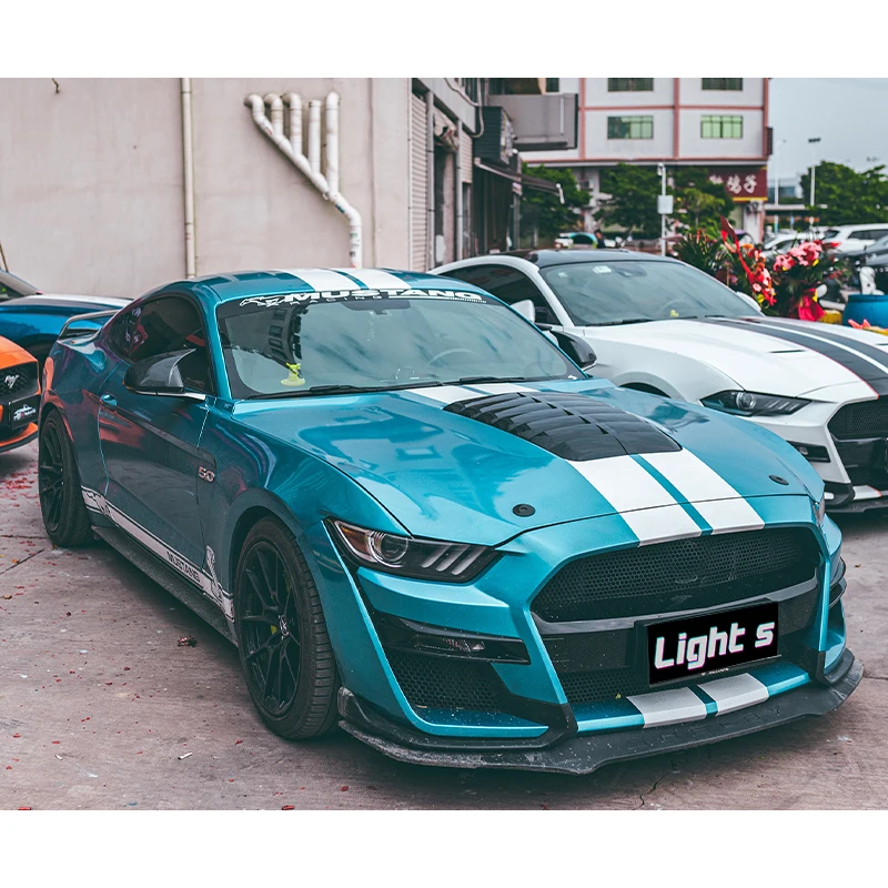 Facelift upgrade PP Material Bodykit Body Kit For FORD MUSTANG 2015-2017 FRONT BUMPER FULL SET