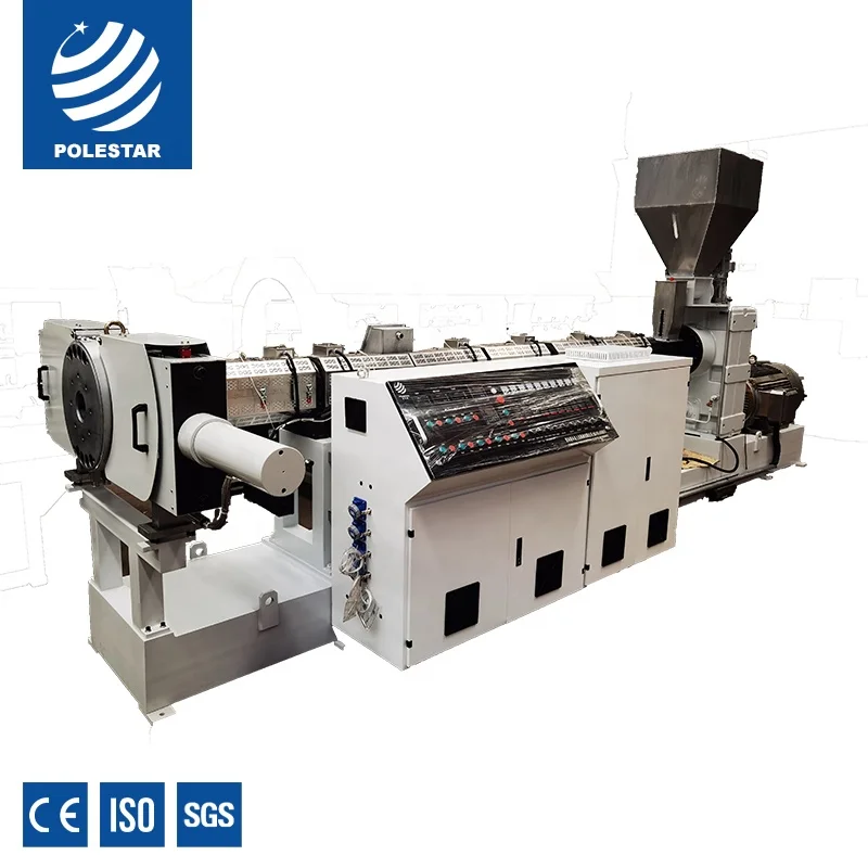 Polestar Machinery Wide Varieties China Recycling Compounding Pelletizing Machine Mini Plastic Granulator