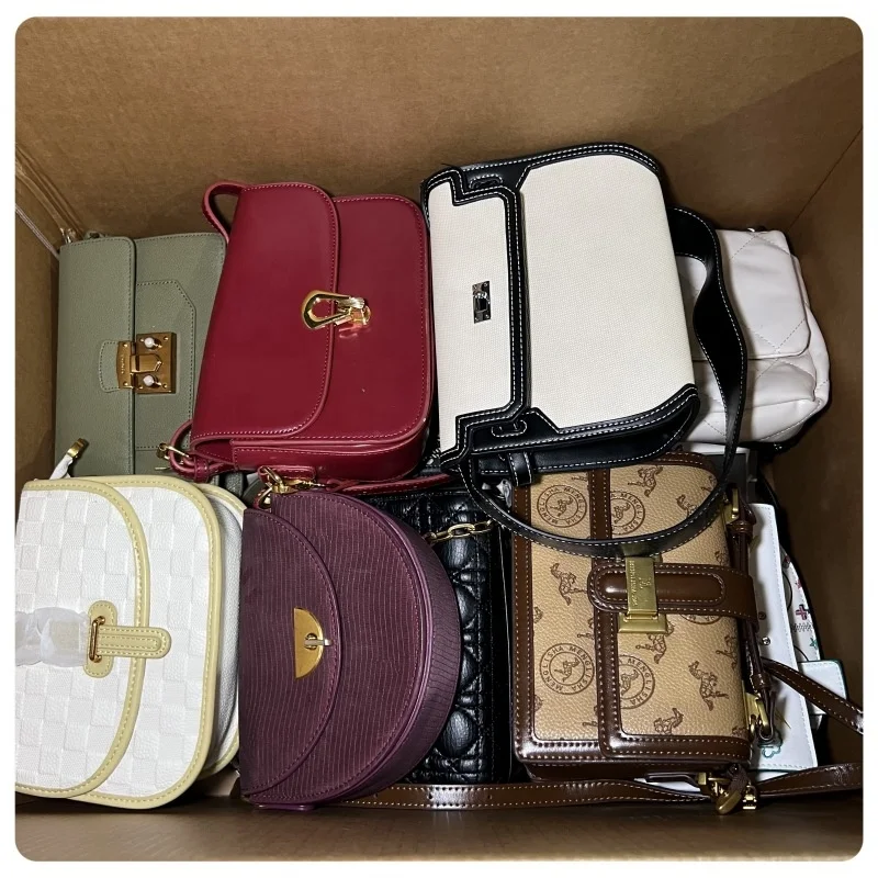 A2 Indonesia secondhand women handbags ladies bag luxury branded designer used sling handbags bale second hand bags in bales