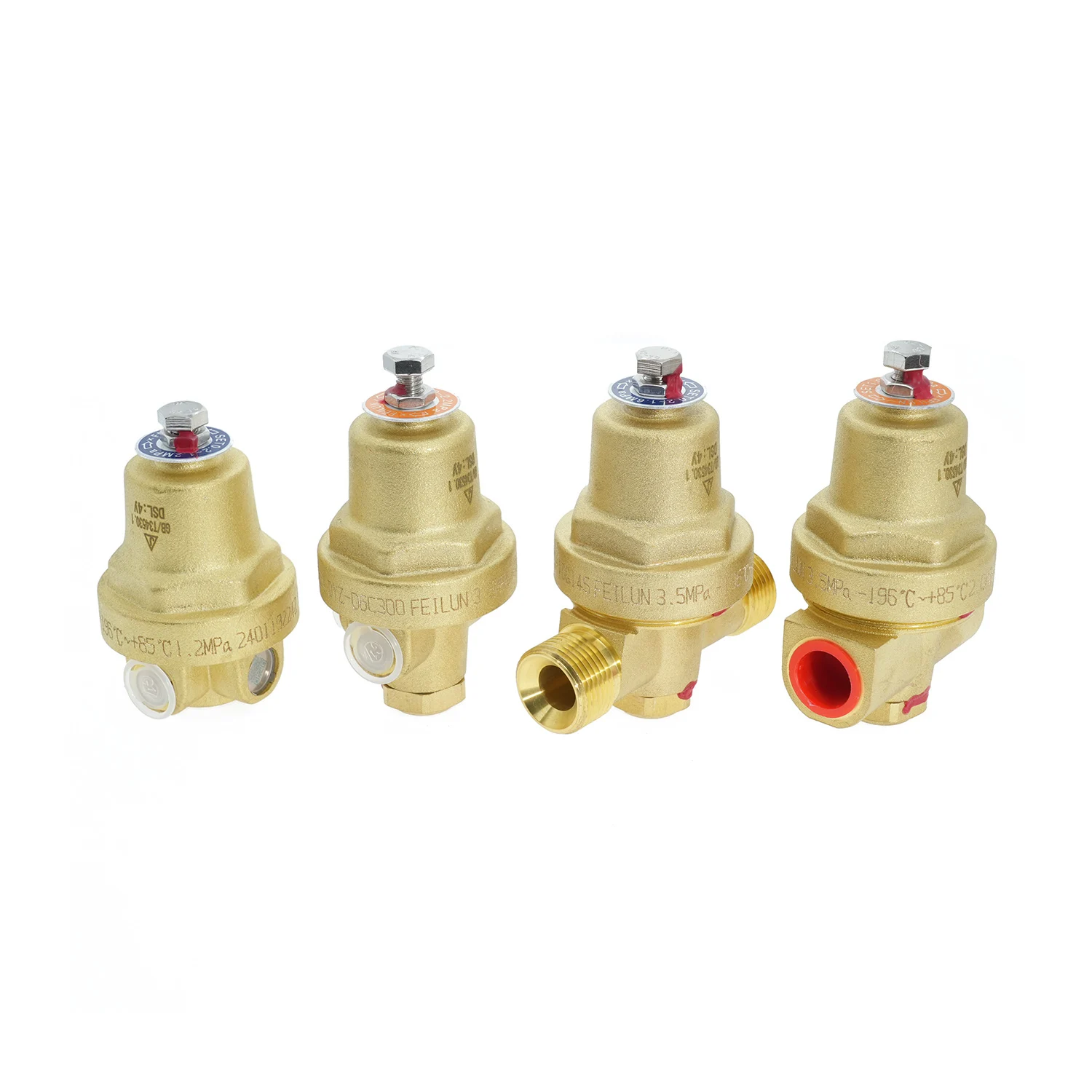 15mm 3.5MPa gas pressure adjusting valves DYS-15C3 NG/O2/N2/Ar pressure build regulator with coppcr in factory price