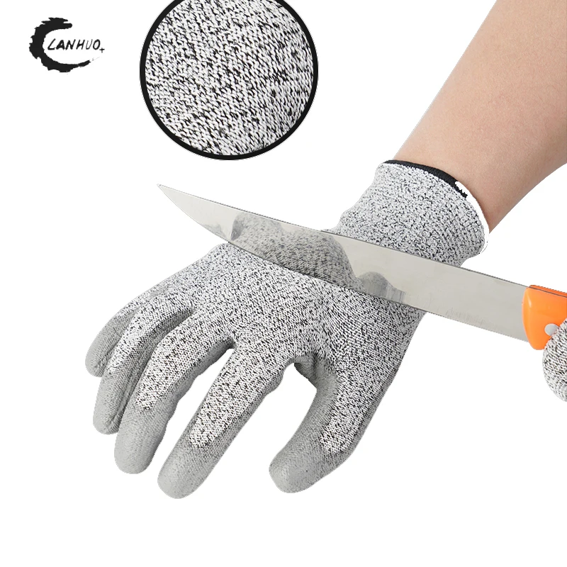 EN388 Gray Grip Cut Resistant Encore Work Gloves Cut Resistant Foam Gloves
