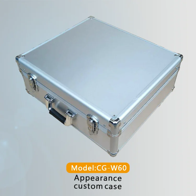 Custom Factory Price White Aluminum Tool box Flight Case with Trolley Handle