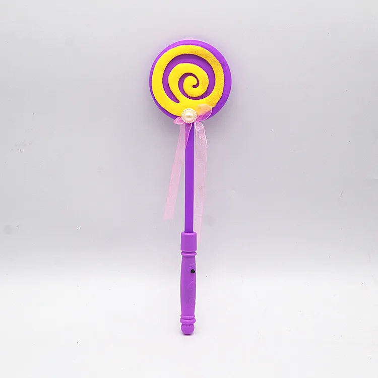 New Hot Candy Glow Sticks Sell Well Fairy Wand LED Toys Cute Lollipop Shape Flash Magic Wand Concert Party Supplies