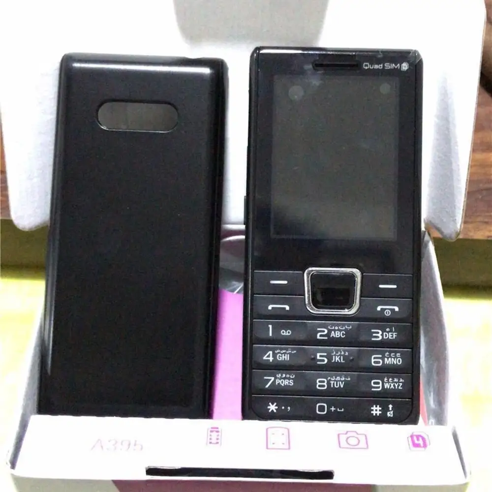 2.2 inch quad band Quad sim card cheap mobile A395 model for LG