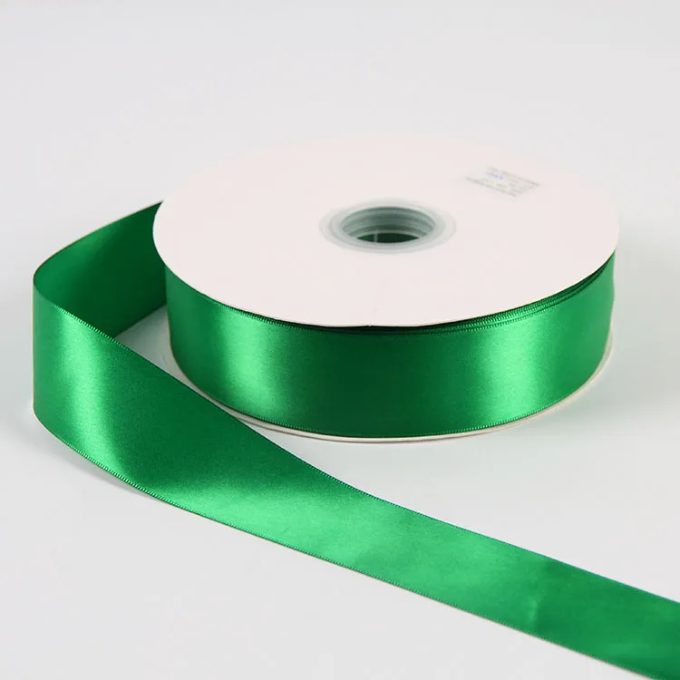 Elegant Custom Ribbon Printed in Full Colors Green Custom Printed Satin Ribbon Personalized Ribbon