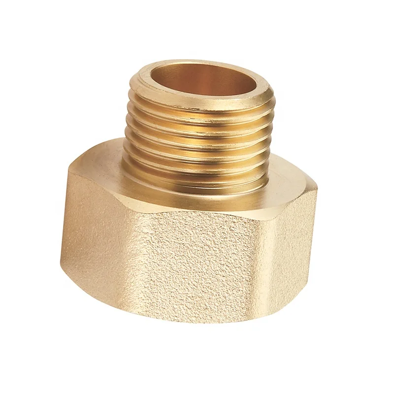 3/4 brass fittings for connection/Brass pipe fittings for unidirectional straight pipe with external thread