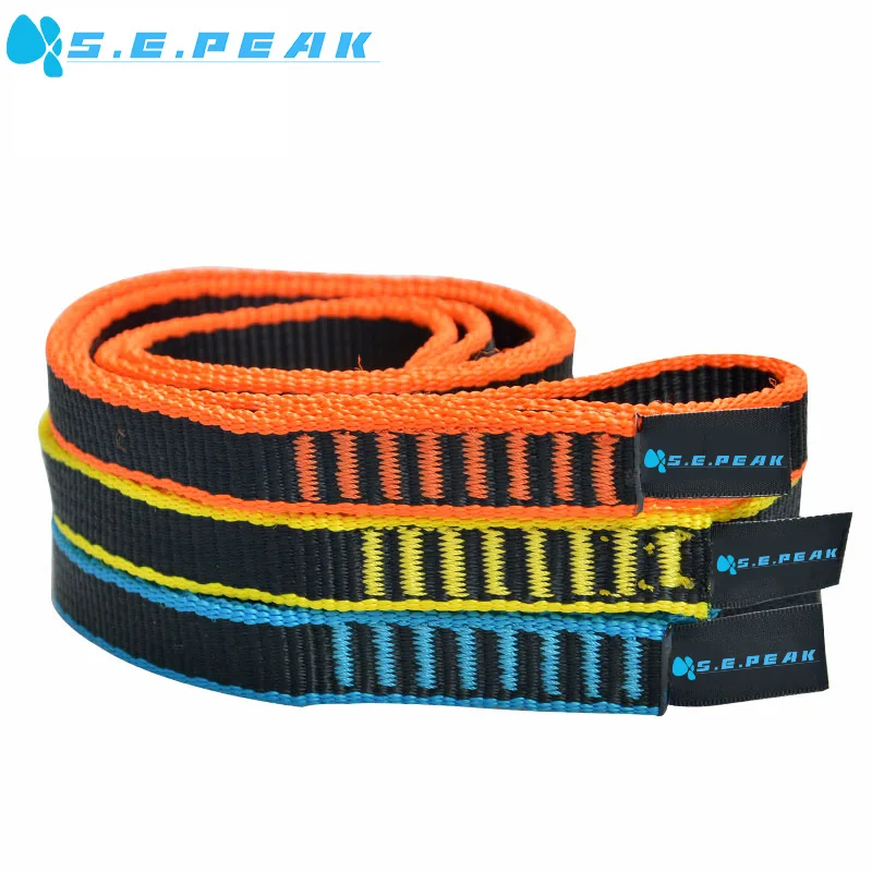 Двухслойный нейлоновый ремень 22 кН 27 мм, используется для альпинизма, безопасный ремень для йоги