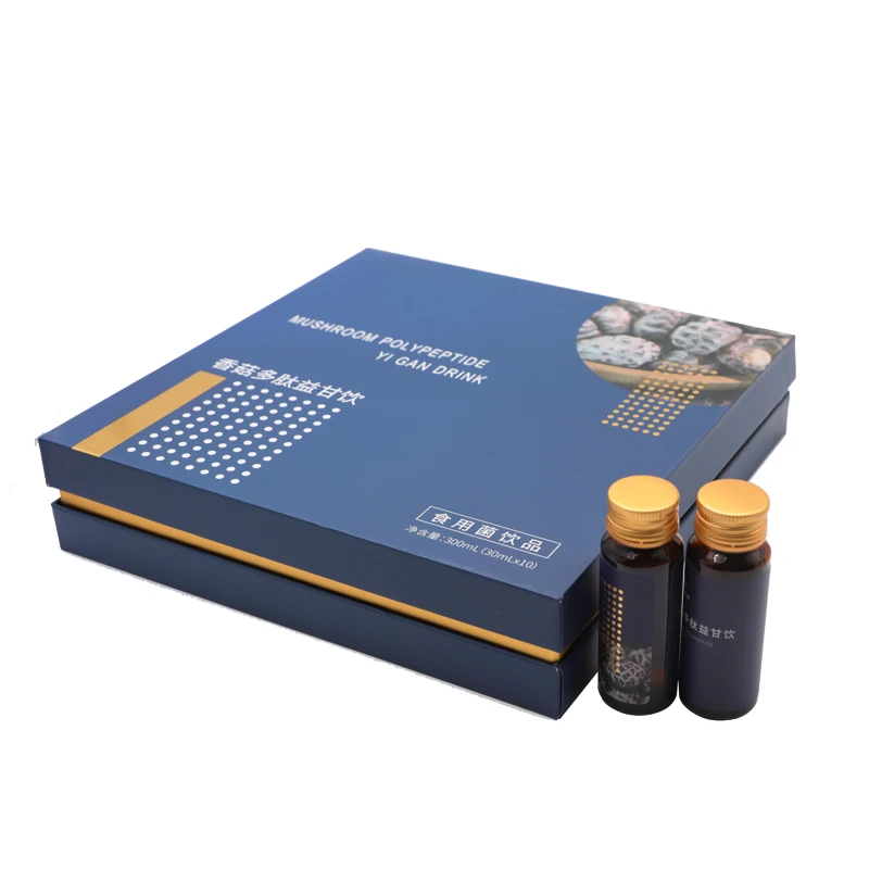 
OEM mushroom peptide drink multiple fermented herbal drink small molecule weight peptide supplement 