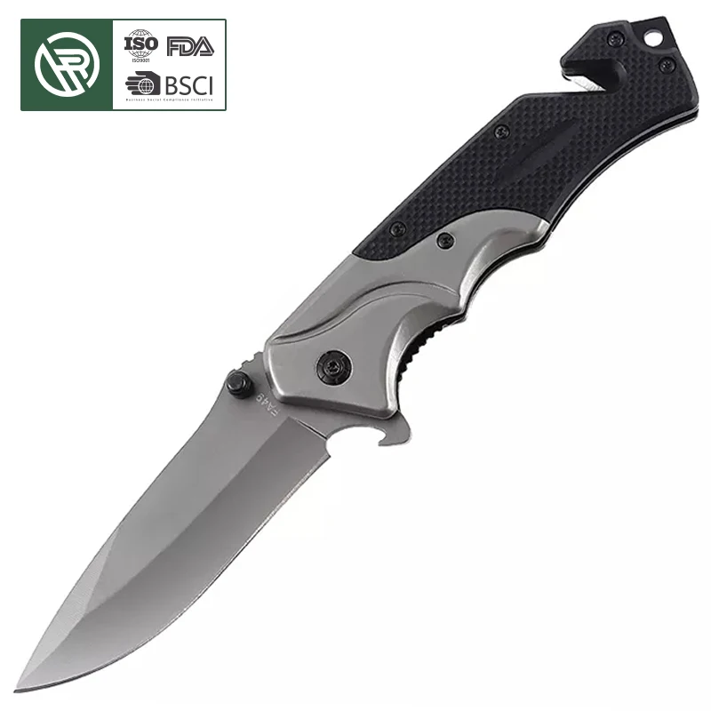 Free Sample Hot Selling Outdoor Necessities Stainless Steel Blade G10 Handle Multil Outdoor Camping Survival Pocket Knife