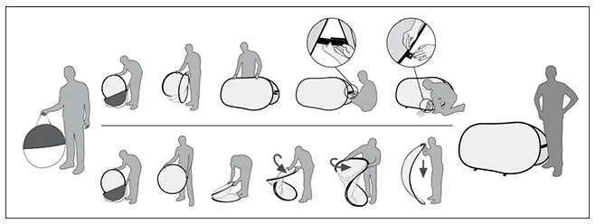 Weihai Wisezone Barrier Banner Pop Up Flag Metal Hardware Foldable A-frame Banner For Indoor Outdoor Event Show