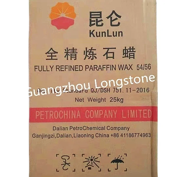 Paraffin Wax Food Grade, Dalian parafina 54-56