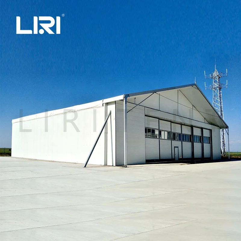 2024 Prefabricated Snow Resistant Aircraft Industrial Hangar Shelter Tents from Liri