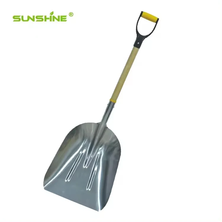 SUNSHINE High-quality farm tools Aluminum material farm shovel outdoor shovel snow Scoop with handle
