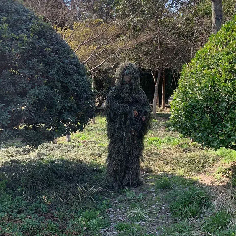 Hunting Kids Children Woodland Camo Sniper Ghillie Suit Clothes Woodland Tactical Uniform Army Clothing Ghillie Suit