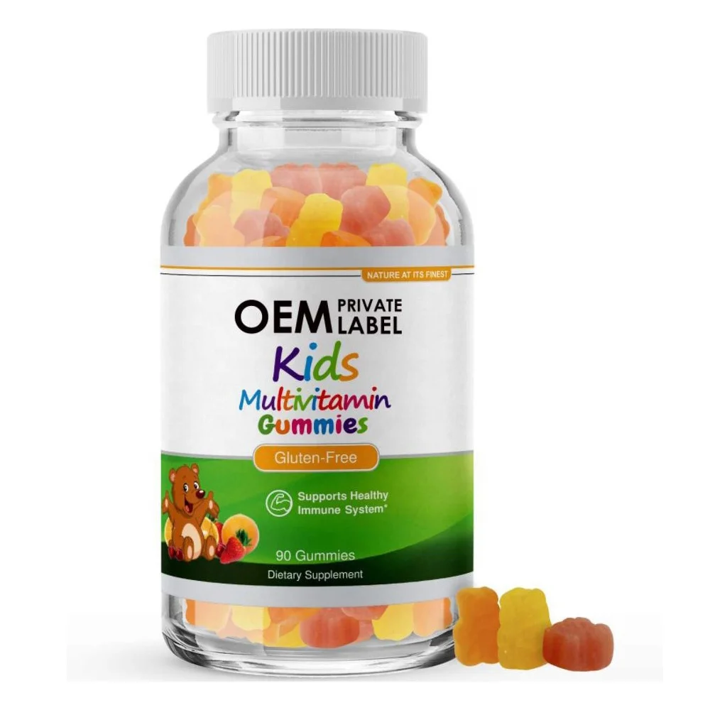 Kids compound probiotics colloidal vitamins multivitamin A zinc probiotics chewable supplements improve DHA kids gummies