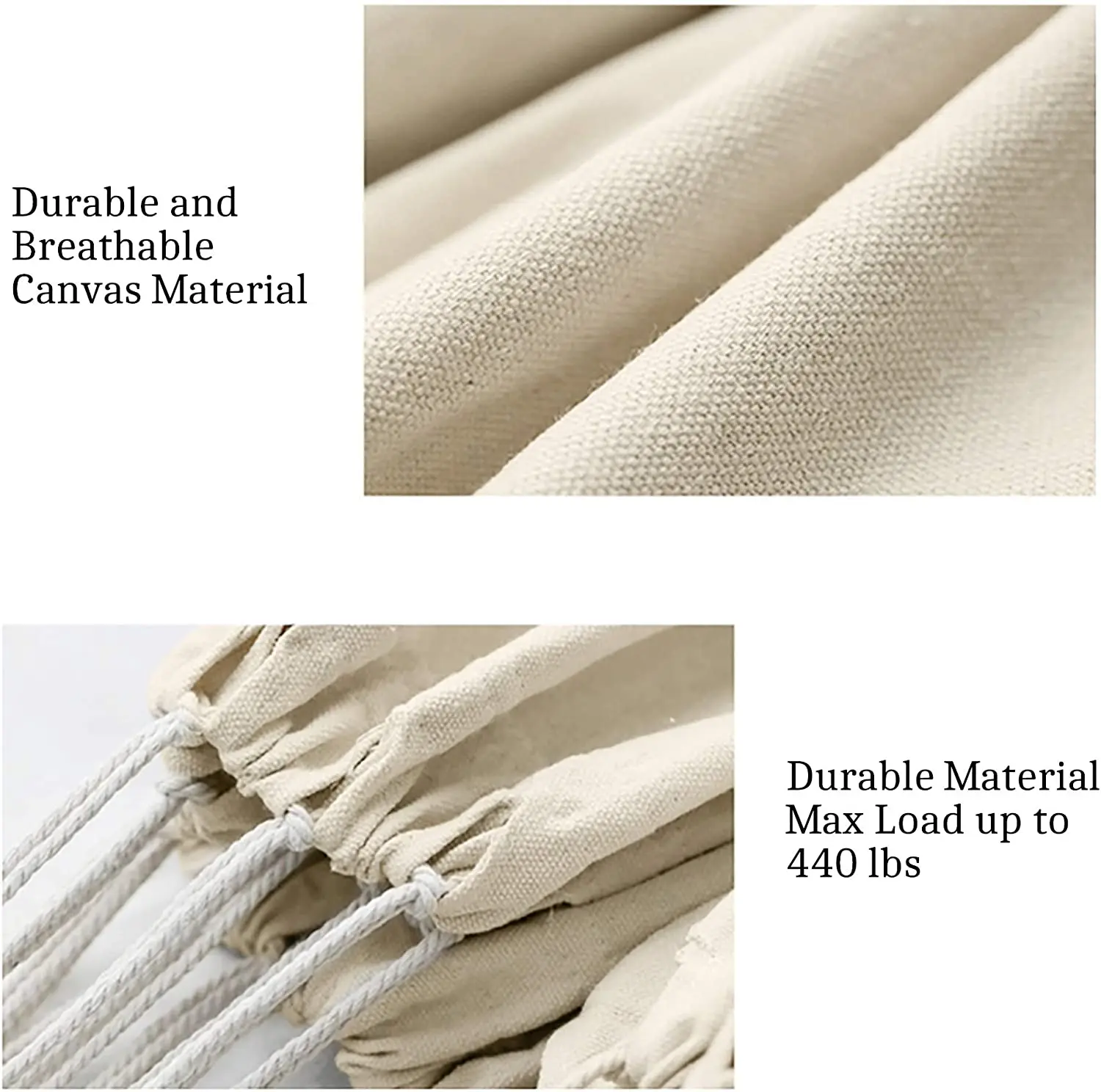 OEM двойной толстый холщовый гамак для внутреннего дворика