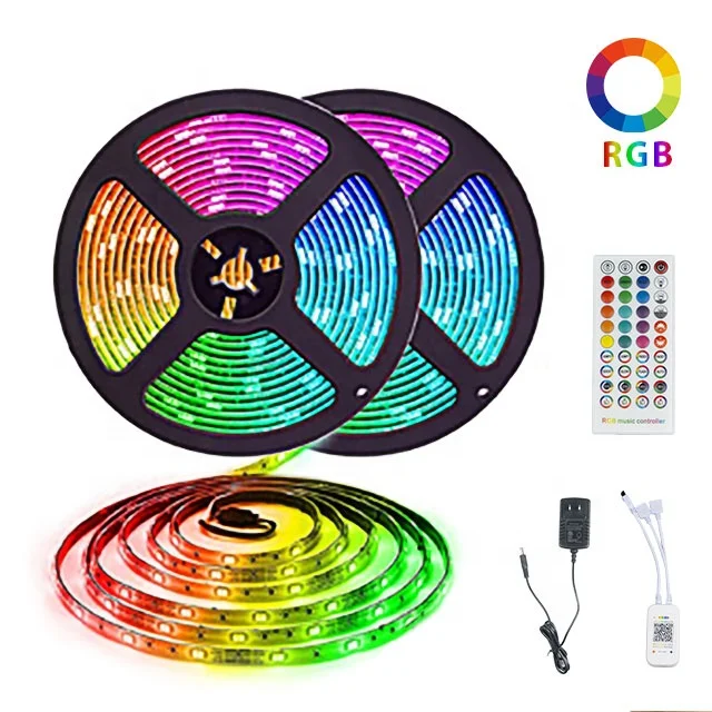 2023Hot-Selling Home Tuya Wifi IP65 Flexible Waterproof LED Strip Light Strip LED Light RGB