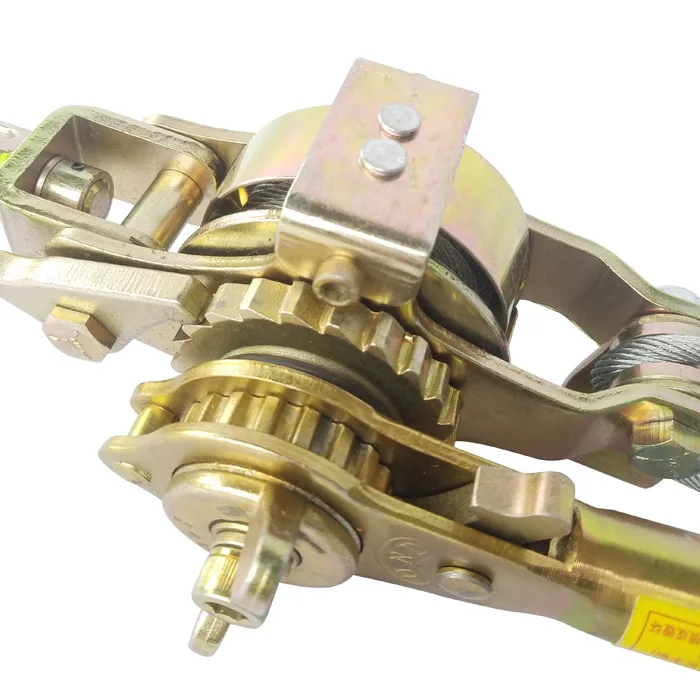 Easy Operated Wire Rope Ratchet Tightener Hand Ratchet Hoist For Electric Power Project