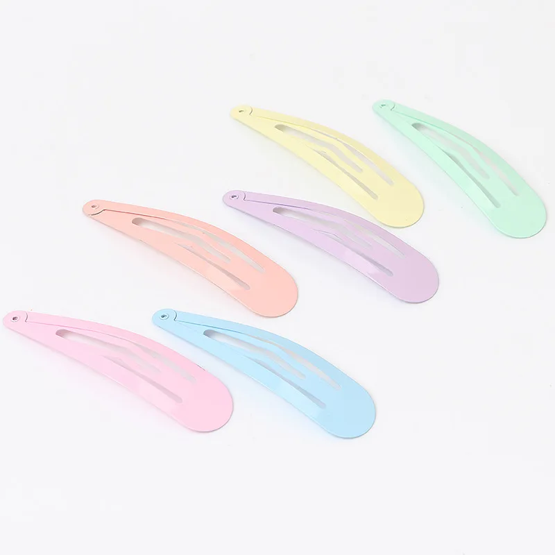 HTYFS Color Japan and South Korea hair accessories Solid color BB clip simple personality basic fringe accessori