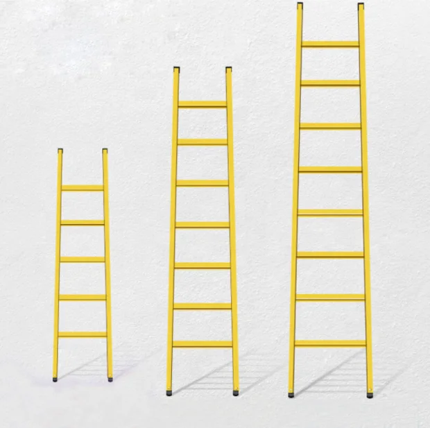 high strength Fiberglass Ladder FRP step stair GRP straight ladder with electric insulation