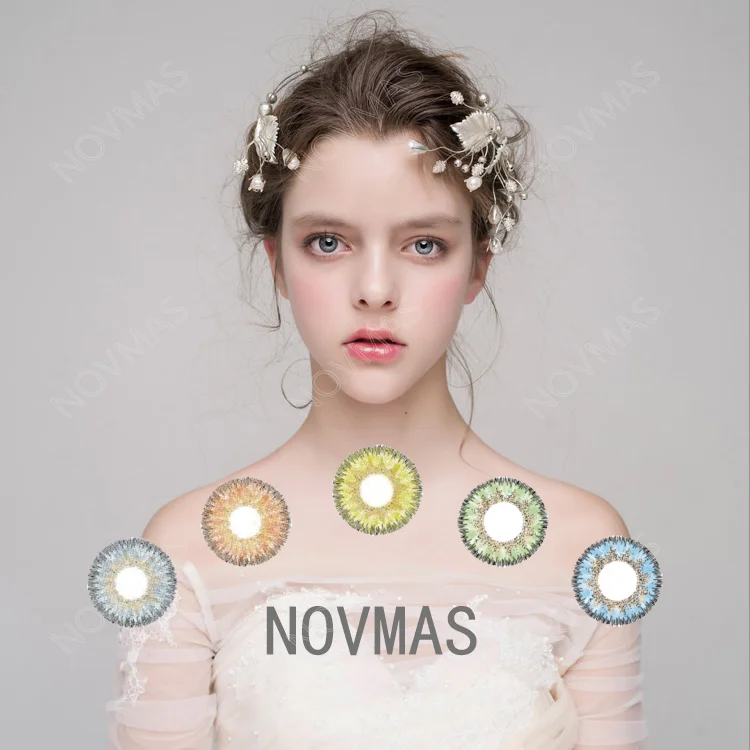 Hot Selling Wholesale Novmas N Series Fashion On Your Eyes Color Contact Lens Beauty For Big Eyes