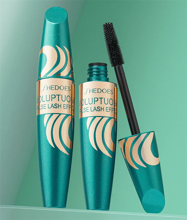 New Arrival Low MOQ 4D Silk Fiber Lash Mascara Black Volume Eyelash Mascara Waterproof