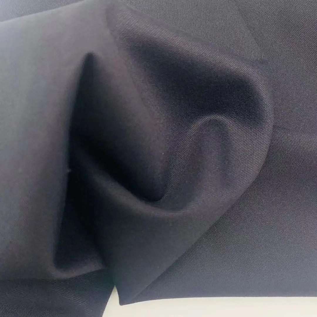 70% polyester 30% viscose navy blue fabric for tooling  high-quality fabrics are as comfortable as wool.