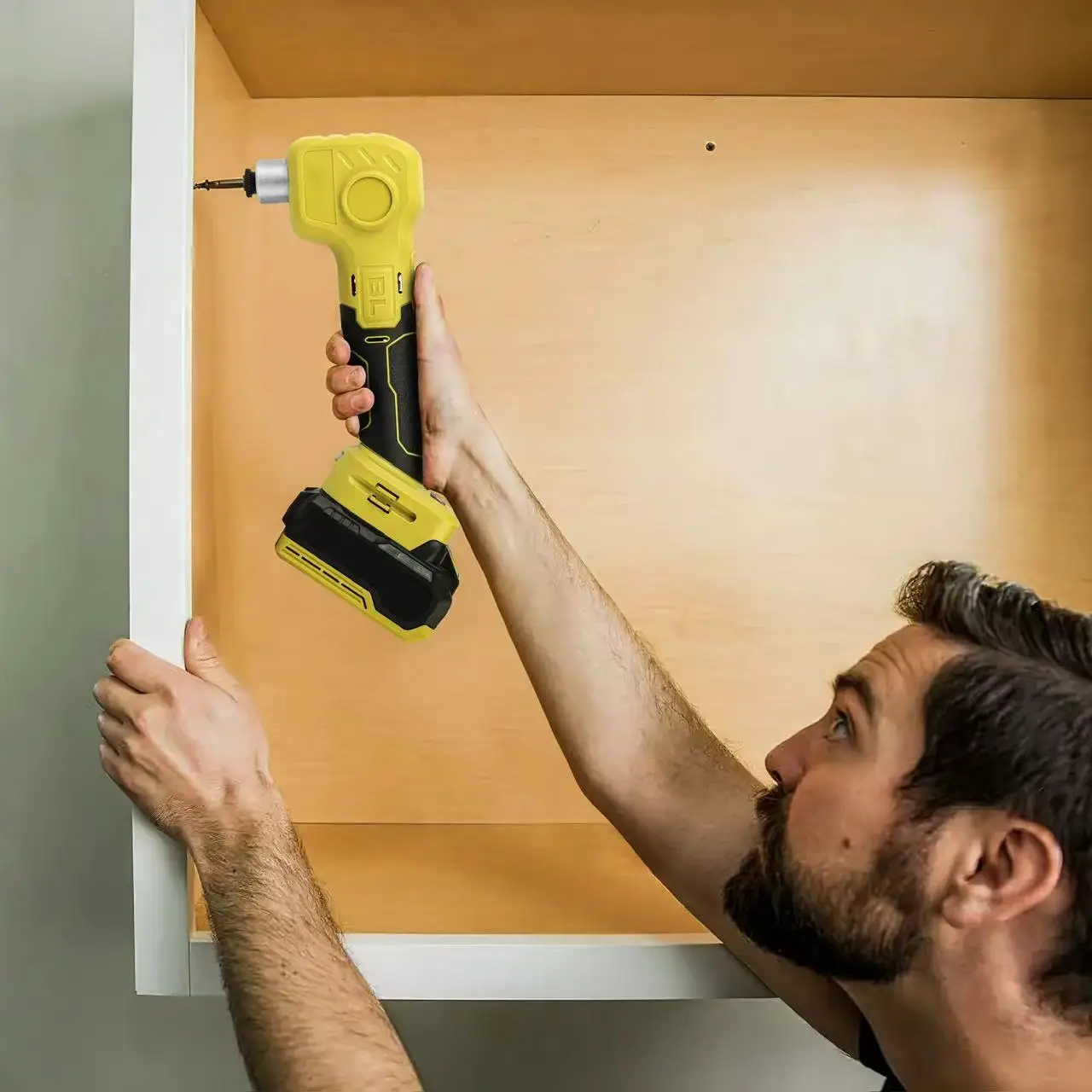 Daily Use Brushless Auto Hammer Power Hammer Drills for Flat Nails is roofing nail gun to use in Carpentry Home Improvement