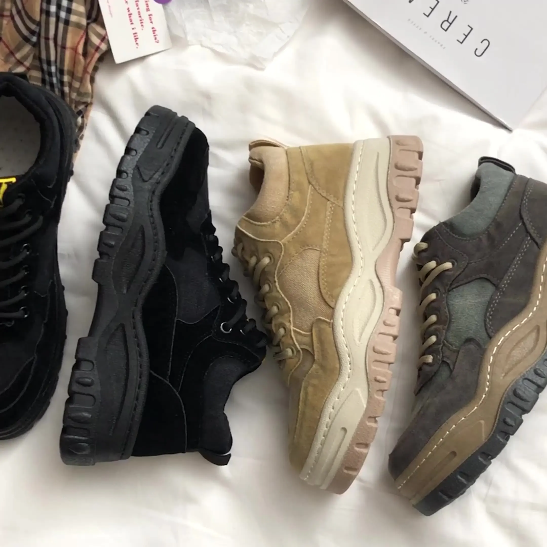 2022 new INS net celebrity star same paragraph old shoes casual shoes running trend wild fashion models