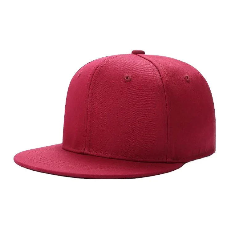 Wholesale New Classic Plain Printing Plastic 3D 5 Panel Custom Colors Embroidery Snapback Hat Cap