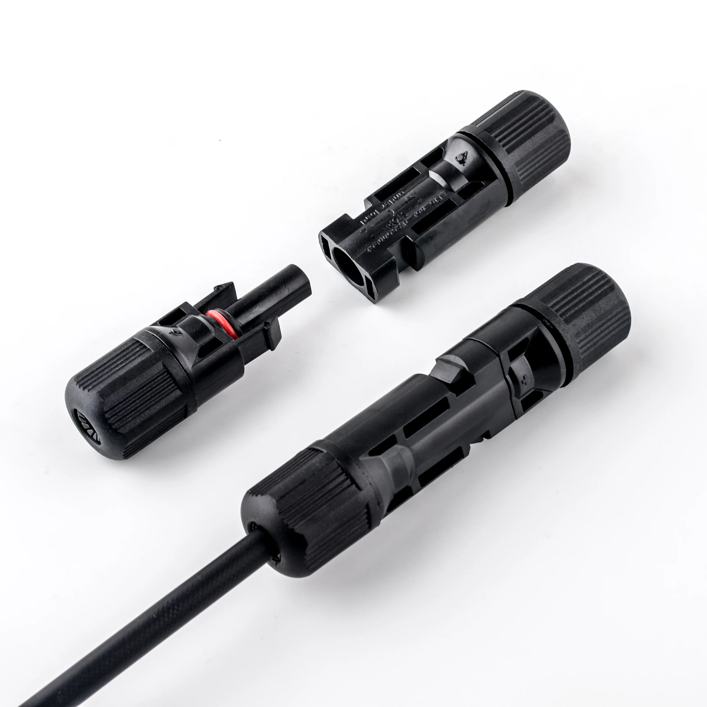 Hejia Connector plug in solar system with open copper terminal electrical male and female connector