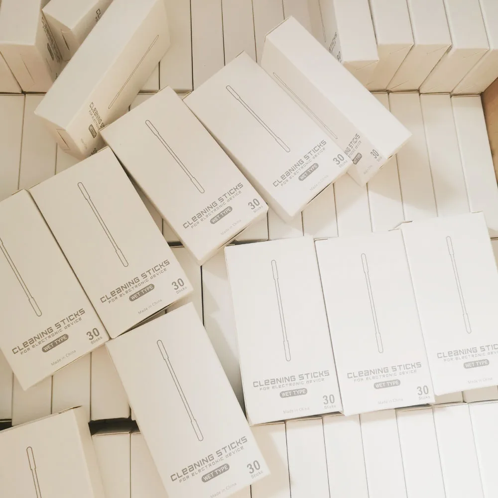 Cleaning Sticks clean wet alcohol paper Cotton Swab cleaner For IQOS duo 2.4 3 Multi Heating Blade Gasket Ceramic Heater