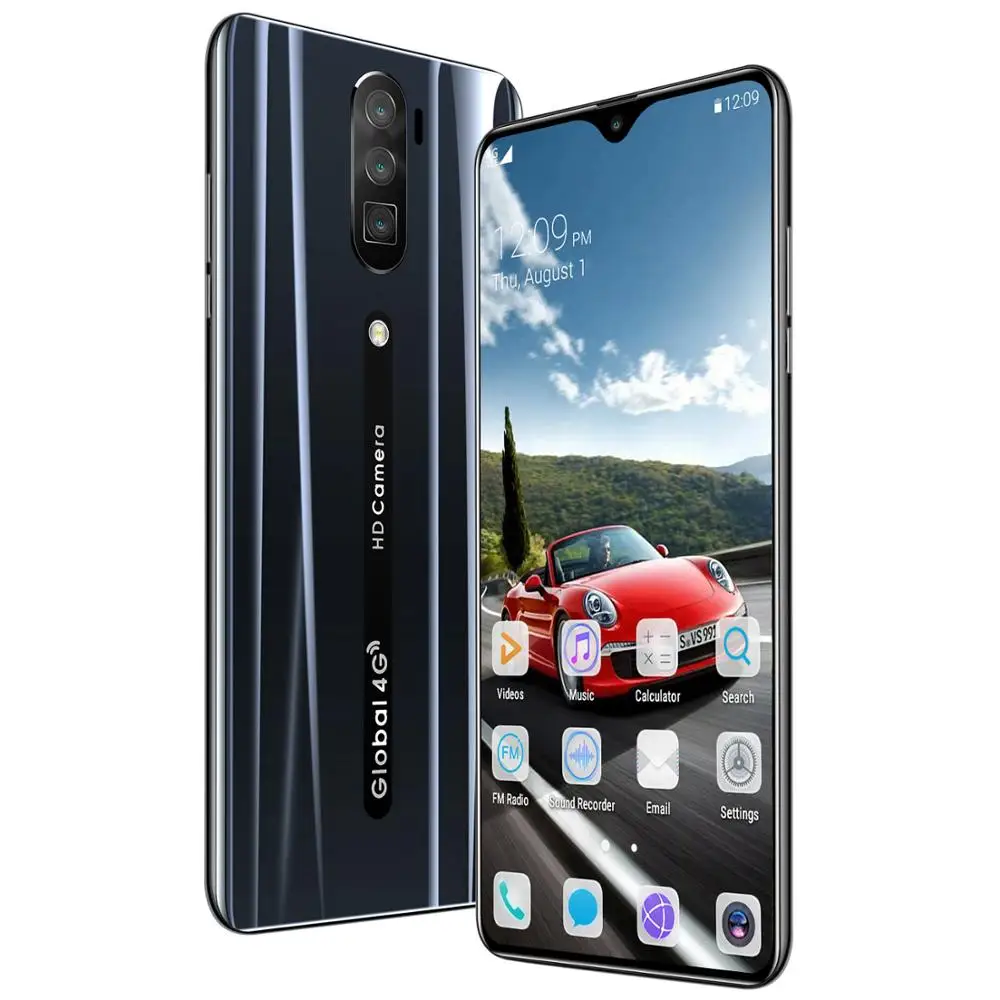 
Hot unlocked RINO 4G LTE 6.3inch 3G+64G Smart phone Android 9.0 cell phone with fingerprint face ID 