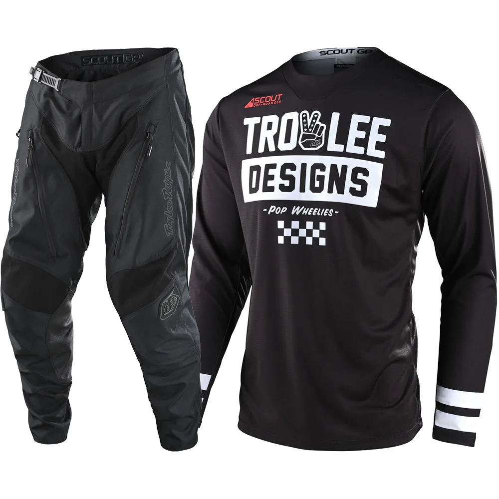 Hot Sale motocross jersey and pants set mx bmx motorbike clothing dirt bike gear enduro