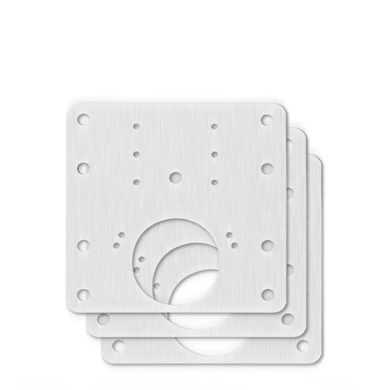 Factory OEM Stainless Steel Easy Installation Concealed Cabinet Hinge Repair Plate For Furniture Kitchen Cabinet