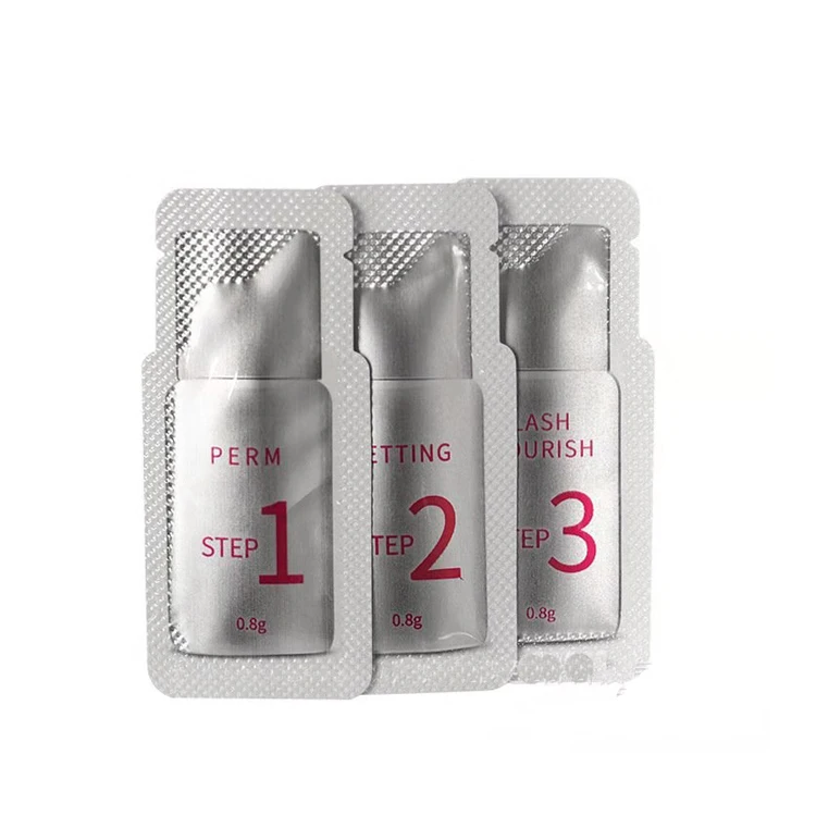Lash Lift Kit Eyelash Lifting Sachet Simple Packaging Perm and Nourishing Lash Lifting Eyelash Perming Kit