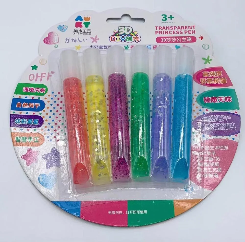 
3D GLUE PRINCESS PEN ART WORLD 
