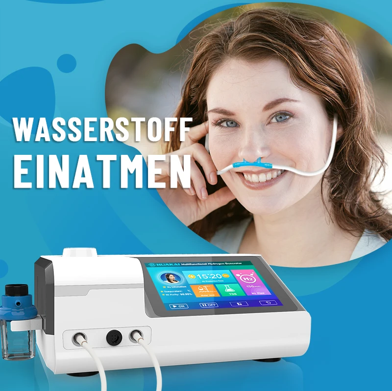 Intelligent Touch Screen 4 in 1 Wasserstoff Inhalator Wasserstoff Inhalator hho Wasserstoff Generator