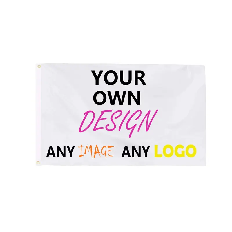 Digital Printing Promotional Nylon Double Side Printing Custom Design Sport Event Flag Polyester Advertising Banner