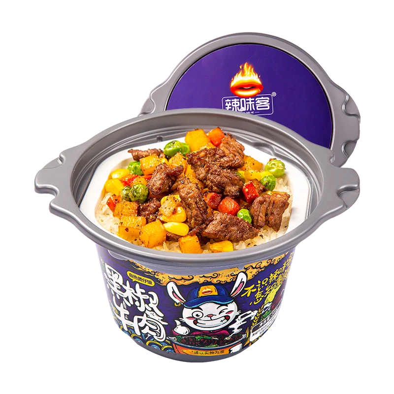 Self heating mini hot pot self-heating rice of single hot pot