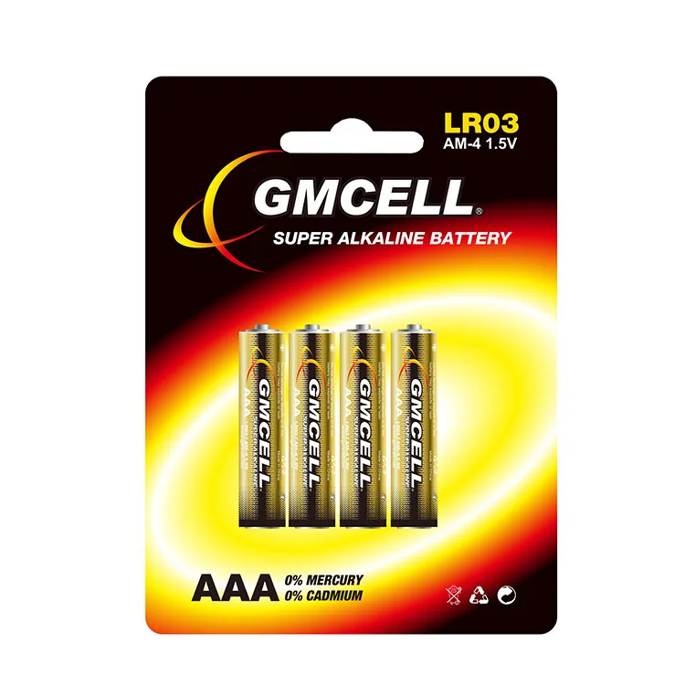 AAA Am4 Lr03 No 7 Alkaline Battery AAA Batteries with Cheap Price Am4 Alkaline Battery AAA