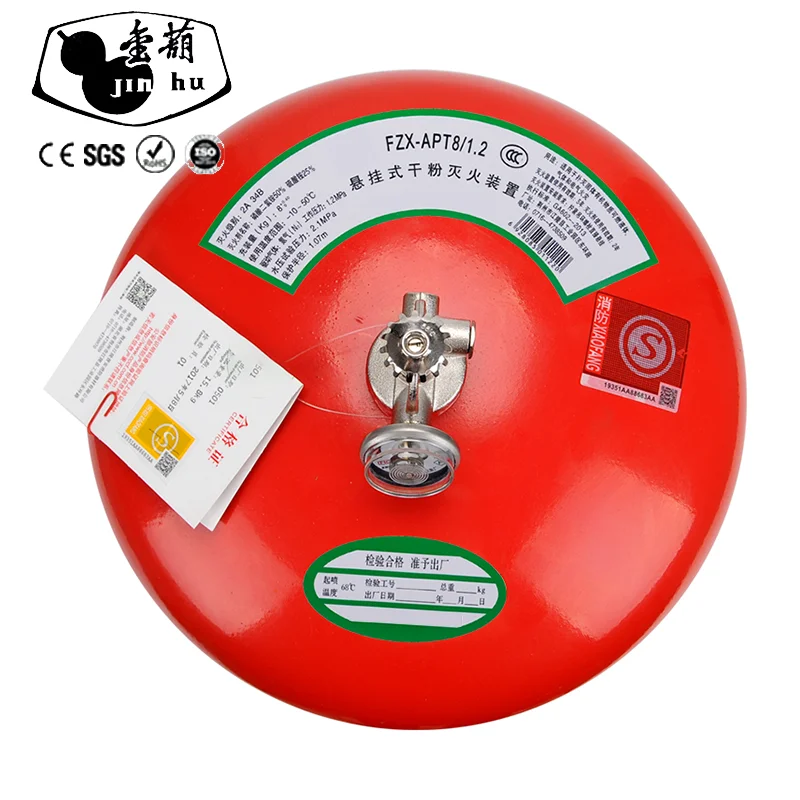 CE Approval Hanging  Type  Automatic Fire Extinguisher 90% Superfine ABC Dry Chemical Powder Fire Extinguishers