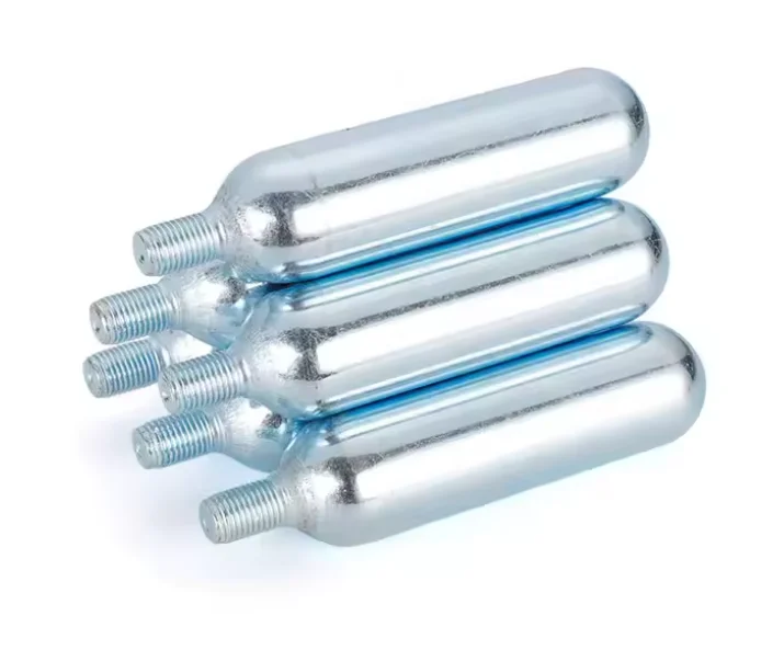 Homemade Drink Refill Carbon Steel 25g CO2 Cartridge 25g CO2 Gas Cylinder