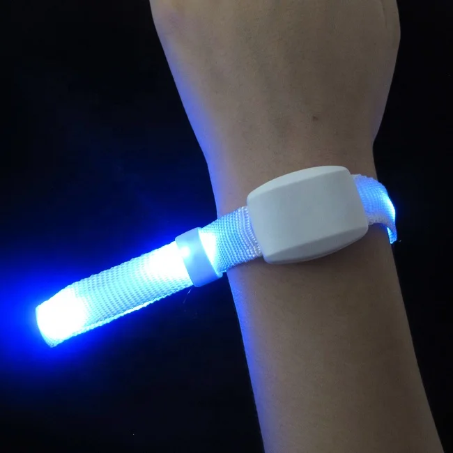 event Infrared and rfid remote control Party LED wristband