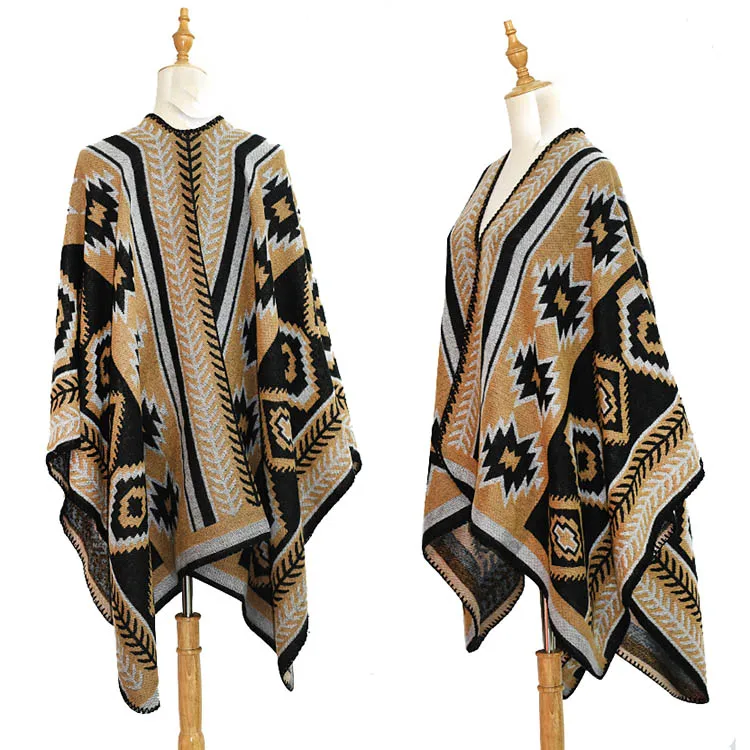  Autumn Winter Cashmere Multifunctional Jacquard Silk Scarf Women Pashmina