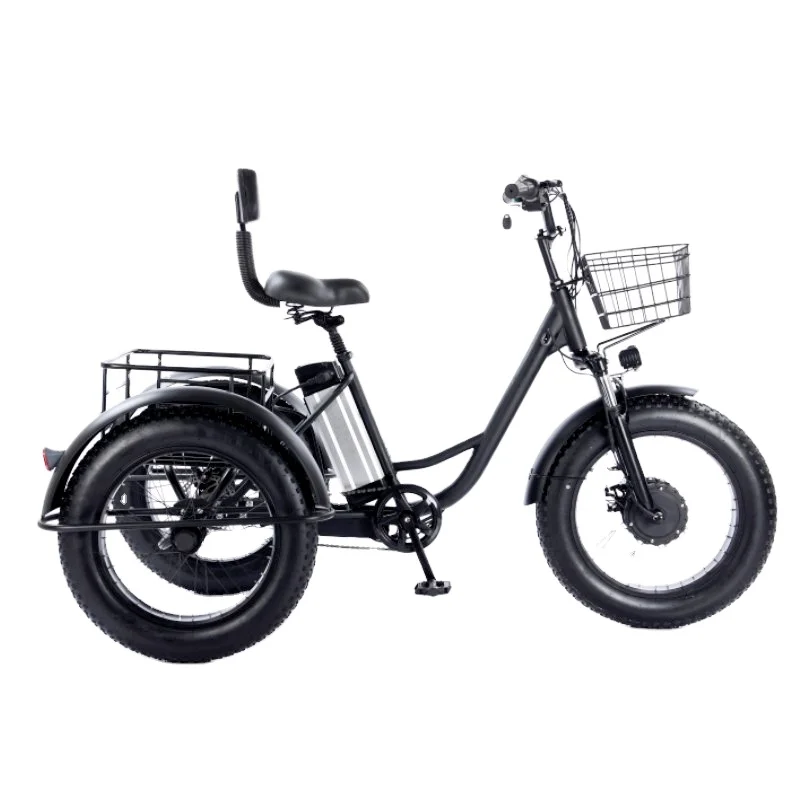 wholesaler adults 750w/500W 3 wheel car cargo electric chinese electric tricycle fat tire electric tricycle