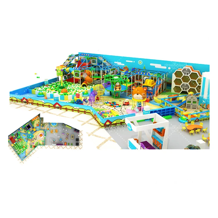Commercial Large Toddler Entertainment Center Children Soft Play Equipment Indoor Playground for Kids
