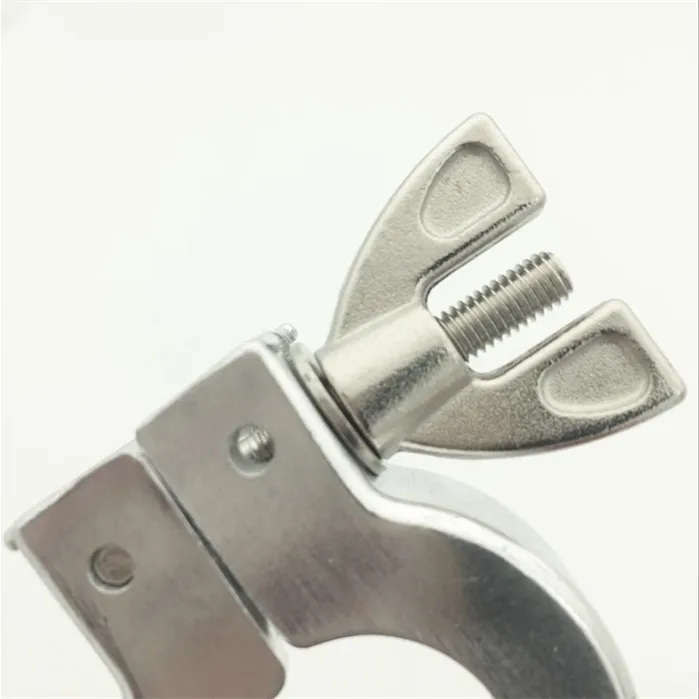 Flange Clamp Aluminum Vacuum Fittings KF16 KF25 KF40 KF50 Wing Nut Clamp for Vacuum Pipe